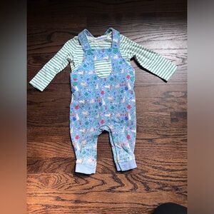 Baby Boden Jersey overall Set - Size 6-9 months.